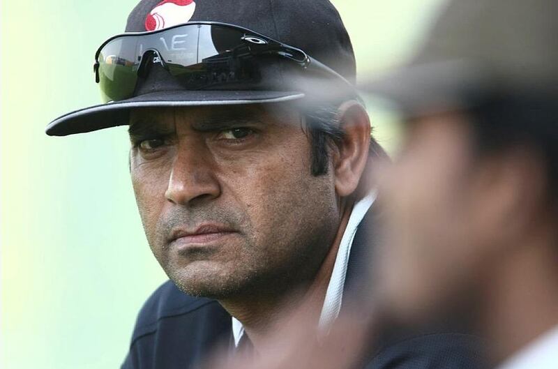Aaqib Javed has coached the UAE national cricket team since 2012. Delores Johnson / The National