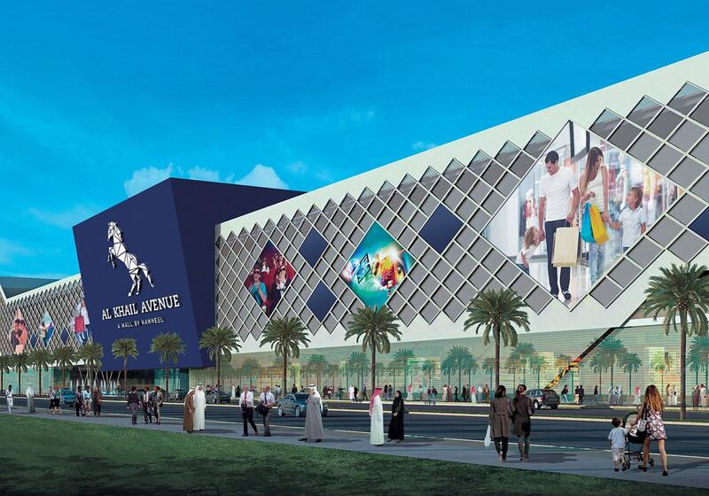 High-end British supermarket chain Waitrose was the first anchor tenant at Al Khail Avenue, Nakheel's new regional mall to be constructed at Dubai’s Jumeirah Village Triangle. Courtesy Nakheel