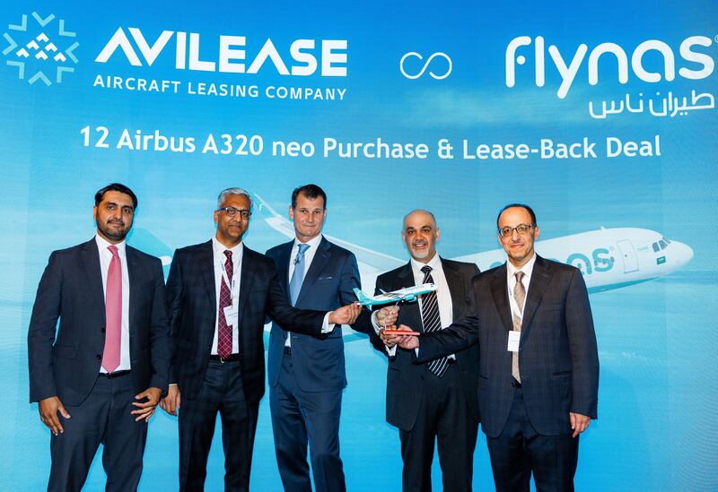 AviLease, a new aviation financing and leasing company wholly owned by Saudi Arabia's Public Investment Fund, started operating this week. Photo: AviLease