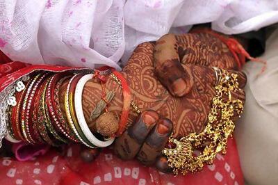Marriage is big business in India. AP Photo