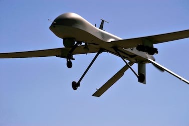 A US Air Force MQ-1B Predator drone during a training mission in Nevada. US Air Force / AFP