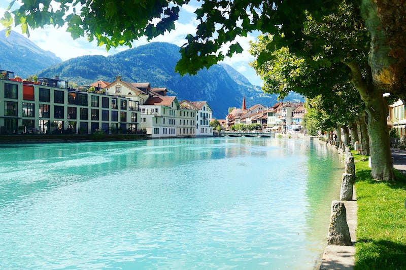 Pretty Interlaken bills itself as Europe's adventure capital. Unsplash