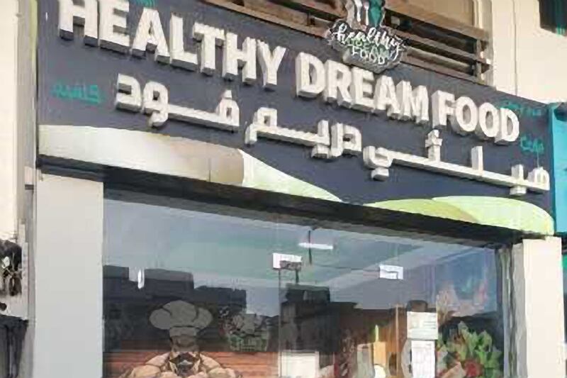 Healthy Dream Food Cafe was closed for failing to meet food safety standards. Photo: Abu Dhabi Agriculture and Food Safety Authority