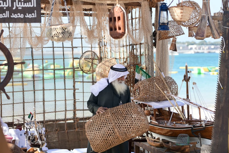 Vendors and stalls feature a variety of Emirati crafts