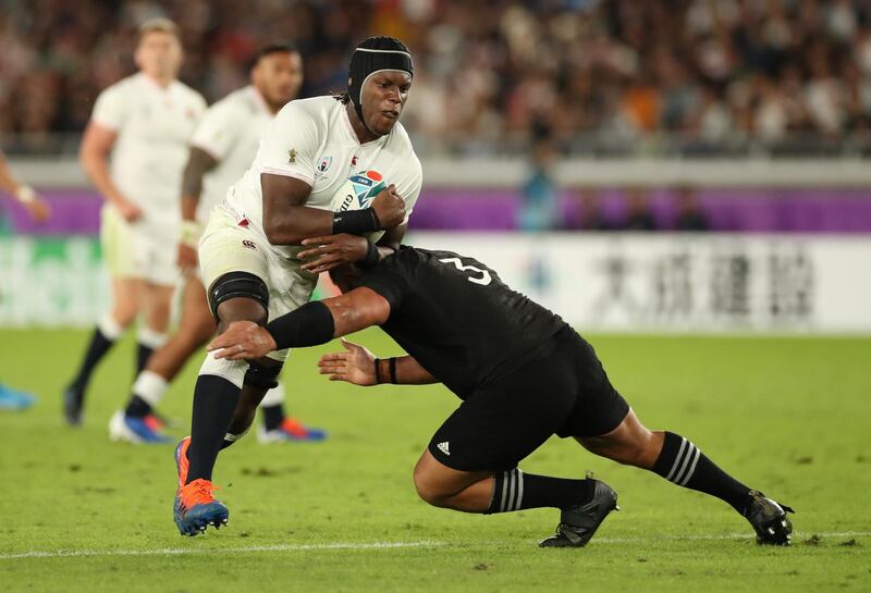 4. Maro Itoje (England). The defining individual performance of the tournament so far? He has a fair claim. Twelve tackles, three turnovers, seven lineouts won, and the player of the match award. AFP