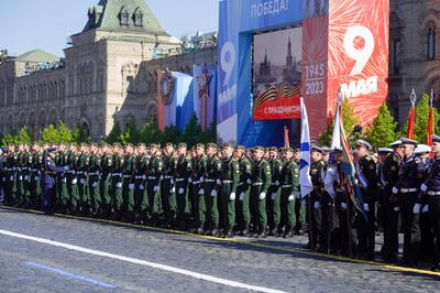 Russian personnel have assembled in Red Square for the annual Victory Day parade. Reuters
