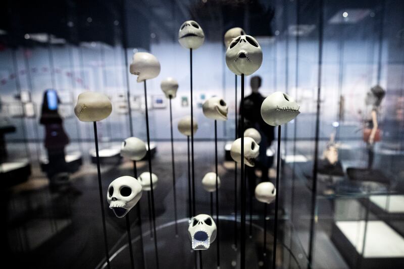 Figurines of 'Nightmare Before Christmas' characters used in preliminary researches. EPA