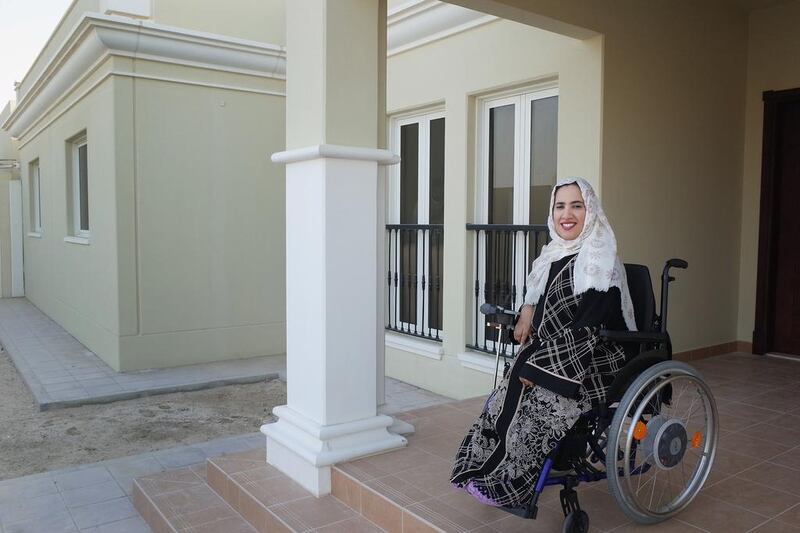 Hamda Khalfan and her family have moved into their new four-bed house after Sheikh Mohammed bin Zayed learned how a bigger home would change their lives. Delores Johnson / The National