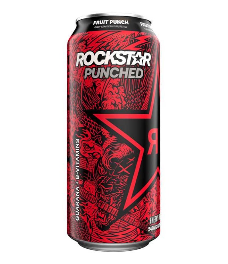 Rockstar Punched Energy Drink with 2.68 pH level. Photo: Pepsi Energy