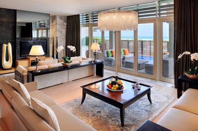 Suites at the Park Hyatt Abu Dhabi are extremely spacious. Photo: Park Hyatt Abu Dhabi