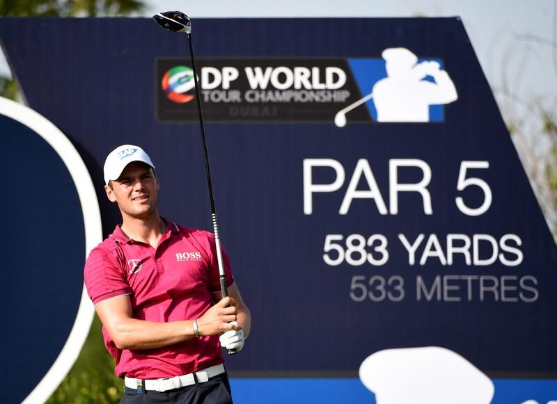 Martin Kaymer of Germany shot an opening round 66 to be among the leaders of the DP World Tour Championship at the Earth course this week. Ross Kinnaird / Getty Images