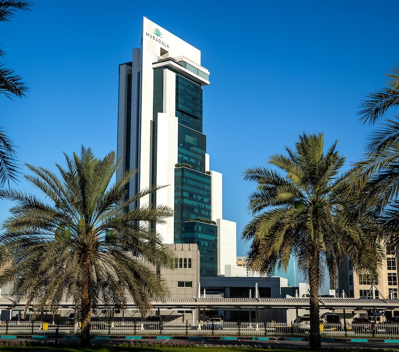 Mubadala's headquarters in Abu Dhabi. Mubadala's investment portfolio spans six continents with interest in several sectors. Victor Besa / The National