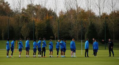 Soccer Football - Europa League - Everton Training - Finch Farm, Liverpool, Britain - November 1, 2017   General view during training   Action Images via Reuters/Craig Brough