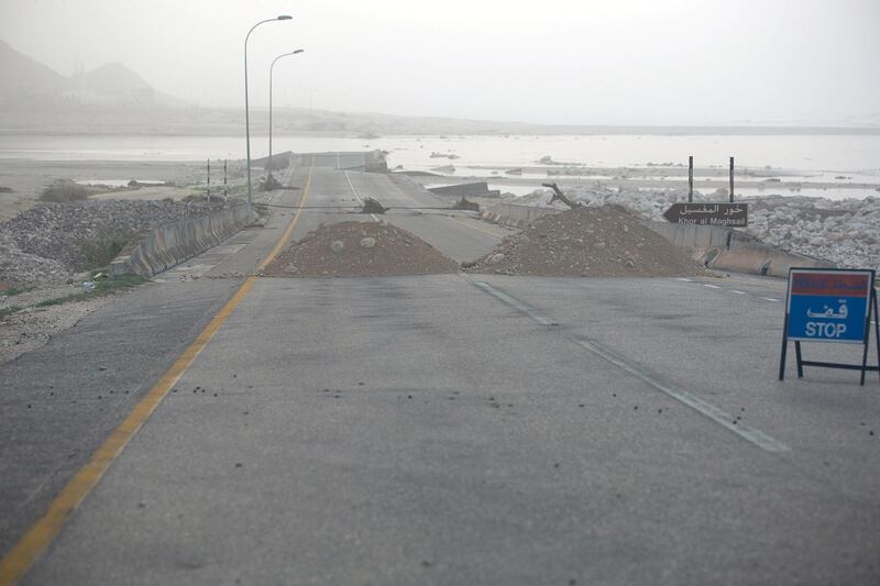 The east side of Sultan Qaboos Highway, on the eastern side of Mughsail Beach. Antony Hansen for The National