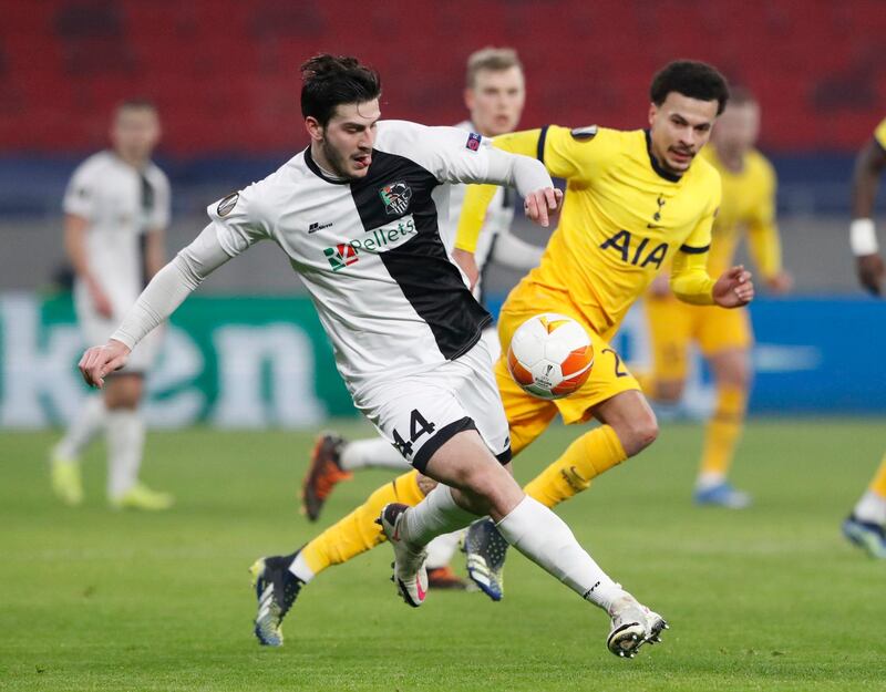 Luka Lochoshvili - 4. The ball went through his legs for the opener and the centre-back looked very clumsy at times. Reuters