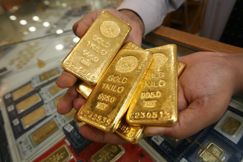 More people are buying 24-carat gold bars rather than jewellery and expect the gold price to rise again in the long term, a gold dealer said. Randi Sokoloff / The National