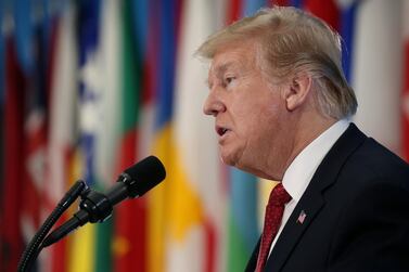 President Donald Trump told foreign ministers from the Global Coalition to Defeat ISIS that he expect them to lose all territory by next week. Reuters