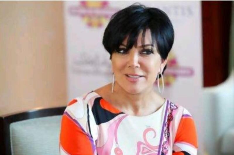 Kris Jenner insists that a disputed scene in an episode of Kourtney and Kim Take New York was indeed filmed in Dubai. Antonie Robertson/The National