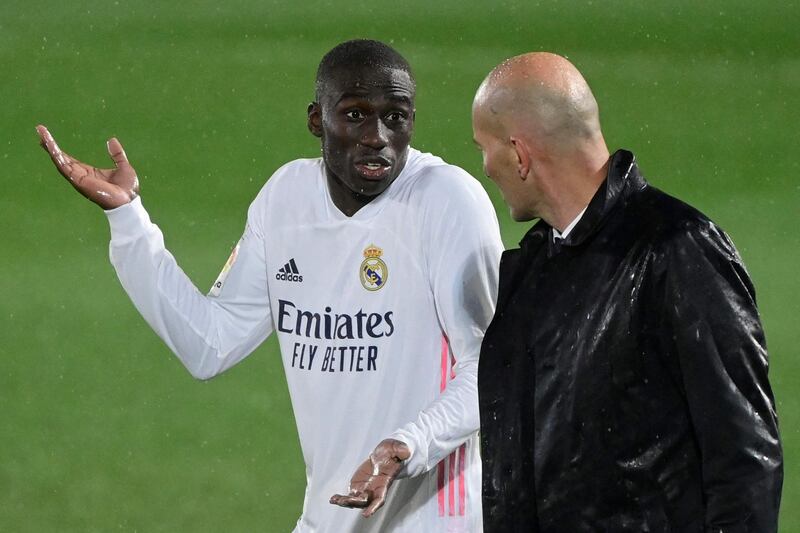 Ferland Mendy - 5, Had a few shaky moments and was flat-footed when the ball came to Oscar Mingueza in the box, making the Barcelona man’s goal far easier to score. AFP