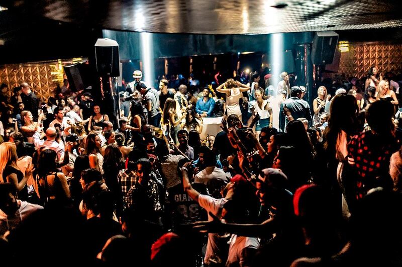 The scene at People by Crystal in Dubai as Meek Mill performed. Courtesy People by Crystal Dubai
