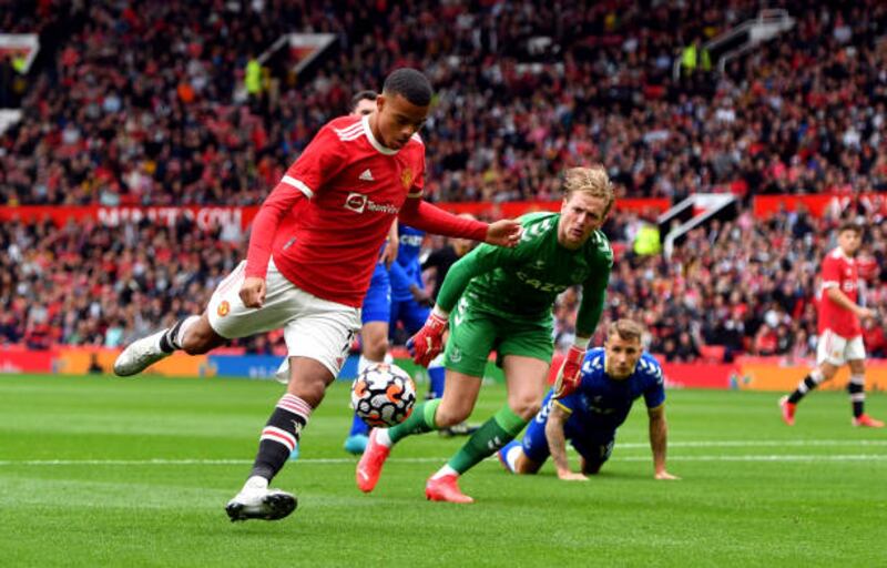 Mason Greenwood - 8. Was in the right place to take a seventh minute chance well after a mistake between the Everton goalkeeper and defender.