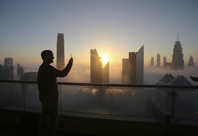 The rise in temperatures follows a period of prolonged fog that caused delays on the roads accompanied by cooler night. AP Photo