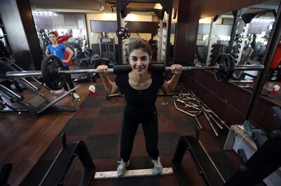 An Iraqi Kurdish woman trains at a gym on September 2, 2018, in Arbil, the capital of the Kurdish autonomous region in northern Iraq. Decades ago, all of Iraq's 18 provinces had thriving female athletic scenes, with active clubs in different sports.
But the 1980s introduced a string of violent conflicts, followed by an international embargo that brought development projects to a screeching halt and the rise of militias.
Those factors, combined with growing conservatism in parts of Iraqi society, all chipped away at sports culture for women.
However in the north, relatively insulated from these trends, Kurdish women have enjoyed an athletic awakening -- one that Iraq's clubs and national teams are making use of now. / AFP / SAFIN HAMED
