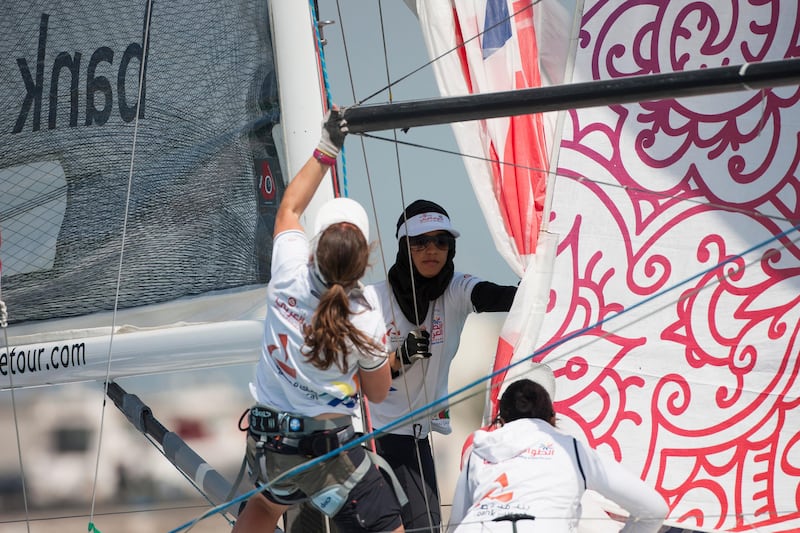 EFG Bank - Sailing Arabia The Tour 2013. .Ras Al Khaimah in port racing and prize giving..Please credit: Lloyd Images