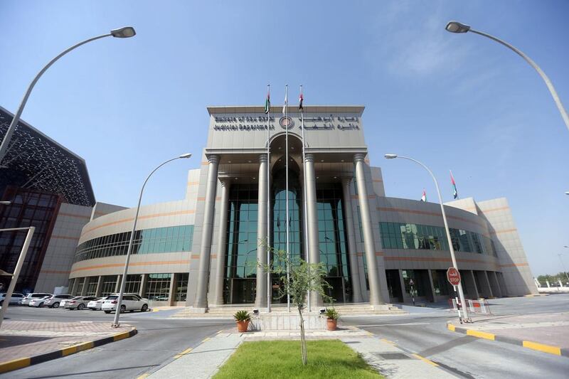 The Judicial Department building in Abu Dhabi. Sammy Dallal / The National