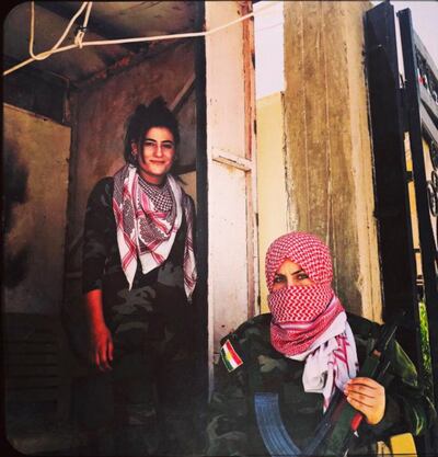 A women's brigade in Kurdistan. Photo by Caroline Fourest