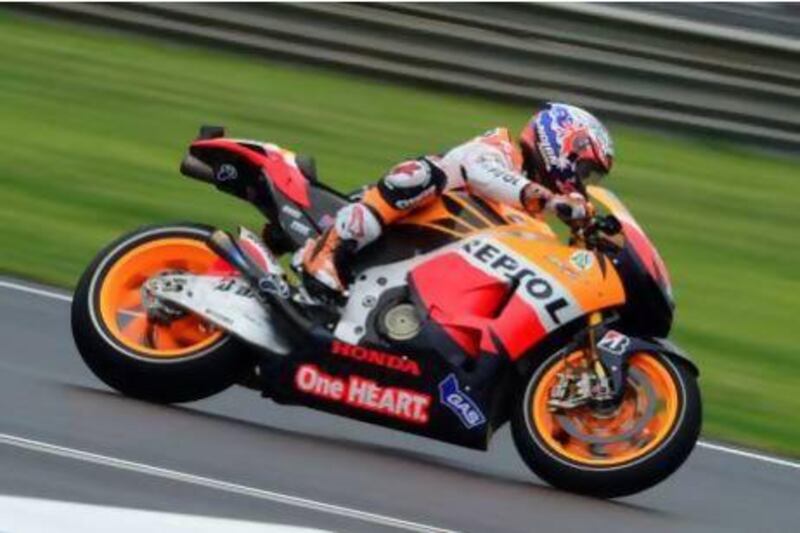 After he retired from MotoGP last year, Australian rider Casey Stoner will test ride next month. Javier Soriano / AFP