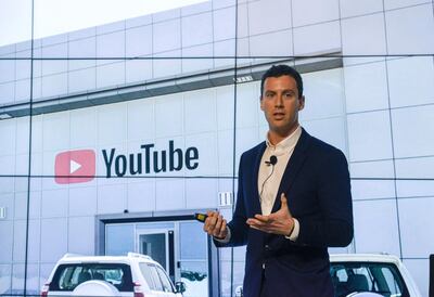 Abu Dhabi, United Arab Emirates -  David Ripert, Head of YouTube spaces in Europe, Middle East and Africa at Dubai Studio City on March 18, 2018. (Khushnum Bhandari/ The National)