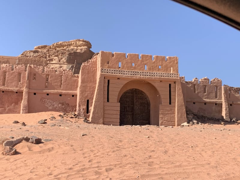 The French fortress located in the northern part of Wadi Rum.
