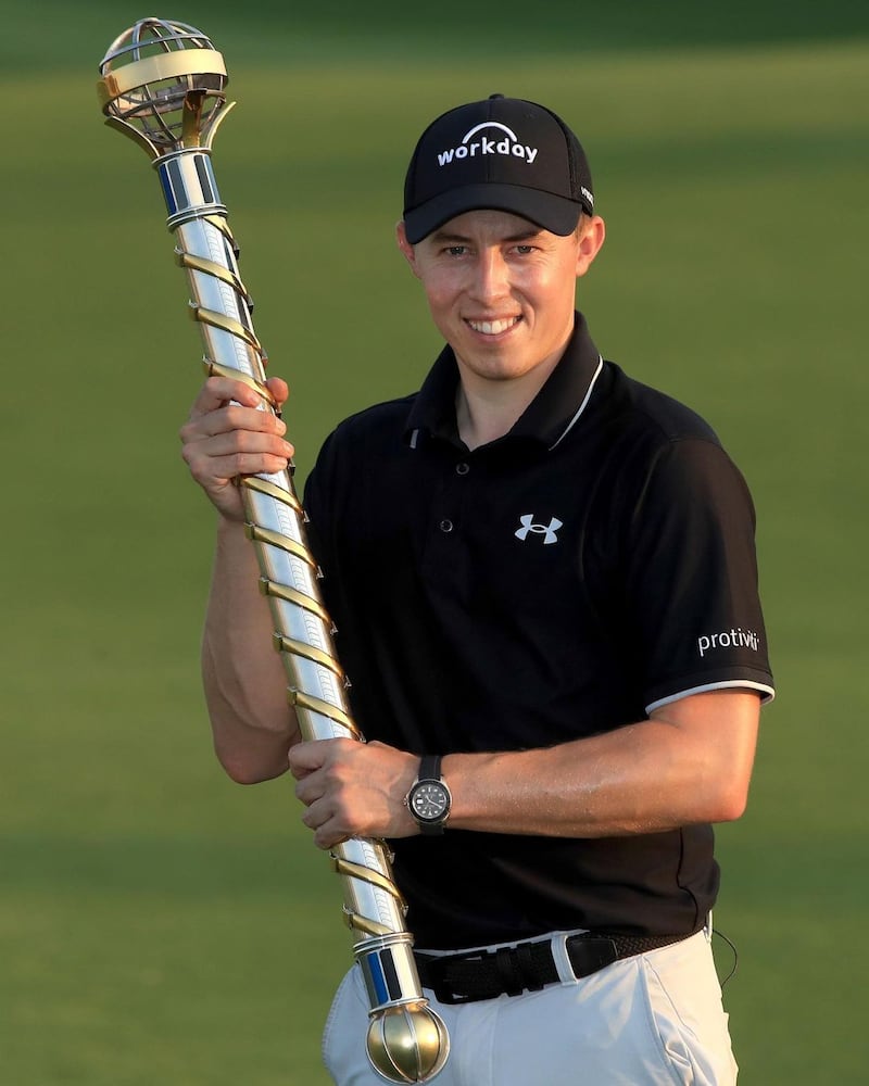 Matt Fitzpatrick: The English golfer celebrated his win at the DP World Tour Championship at Jumeirah Golf Estates. Sharing a photo of himself with his trophy, he wrote: ‘Wow! What a way to end the season! Thanks everyone for your kind messages.’ Instagram