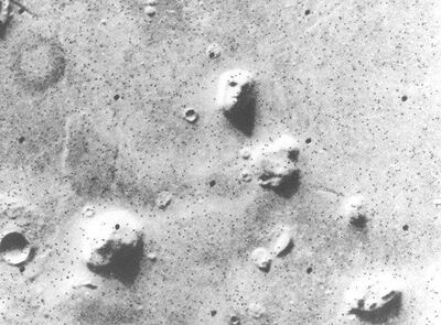 NASA's Viking 1 Orbiter spacecraft photographed this region in the northern latitudes of Mars on July 25, 1976 while searching for a landing site for the Viking 2 Lander. Credit: NASA/JPL-Caltech