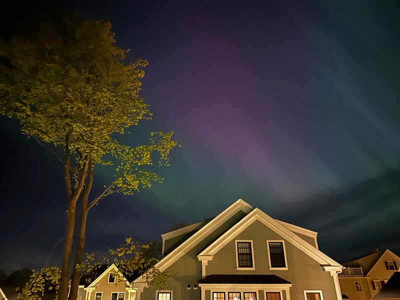 Northern Lights over Portsmouth, New Hampshire. AP Photo