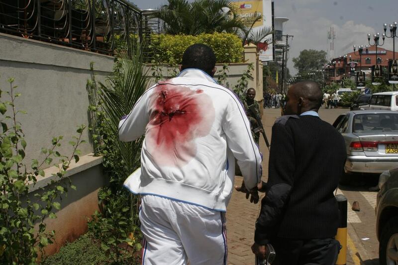 A Nairobi hospital was so overwhelmed with the number of wounded being brought in hours after the attack, they had to divert them to a second facility. Sayyid Azim / AP Photo