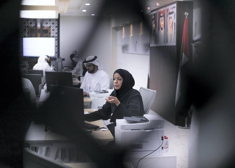 DUBAI, UNITED ARAB EMIRATES. 18 AUGUST 2019. 

Candidates hoping to be placed on the Federal National Council in the fourth election cycle are  registering today. The National Election Committee has opened the registration process at nine centres across the country today.

(Photo: Reem Mohammed/The National)

Reporter:
Section: