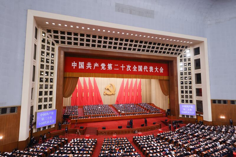 A general view of the closing ceremony. Getty