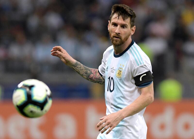 Soccer Football - Copa America Brazil 2019 - Group B - Argentina v Paraguay - Mineirao Stadium, Belo Horizonte, Brazil - June 19, 2019    Argentina's Lionel Messi in action             REUTERS/Washington Alves