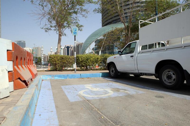 Although the UAE is improving disabled access, more must be done, campaigners say. Ravindranath K / The National 