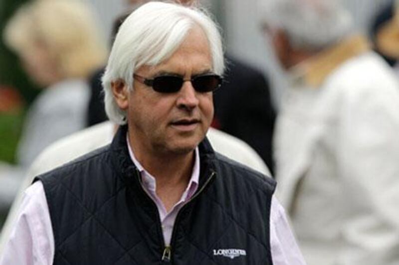 Sheikh Mohammed bin Rashid, Vice President of the UAE and Ruler of Dubai, was instrumental in making sure trainer Bob Baffert, above in a file photo, received the immediate attention he needed after suffering a heart attack Monday morning. Baffert had three stints placed in his heart and was resting comfortably in intensive care.