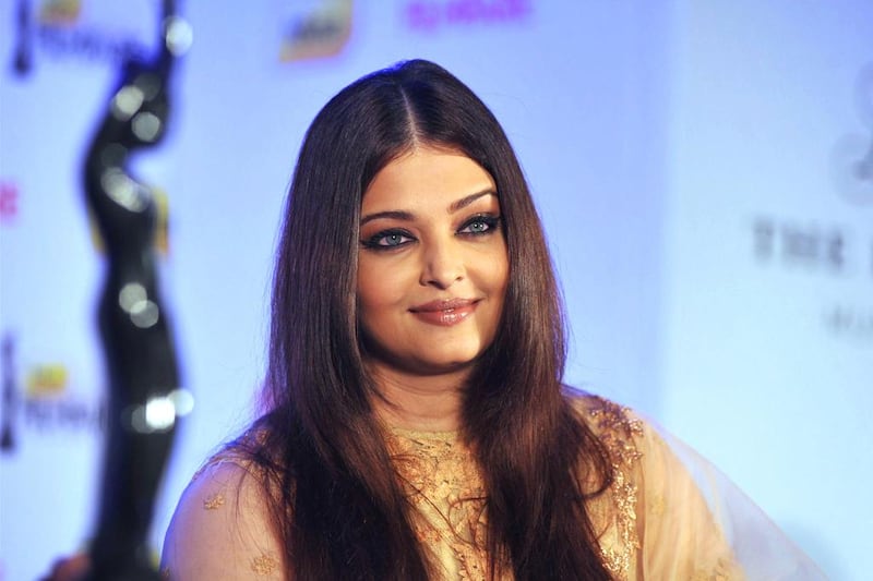 Indian Bollywood actress Aishwarya Rai Bachchan attends a press conference and announcement for the forthcoming 58th Idea Filmfare Awards. AFP




