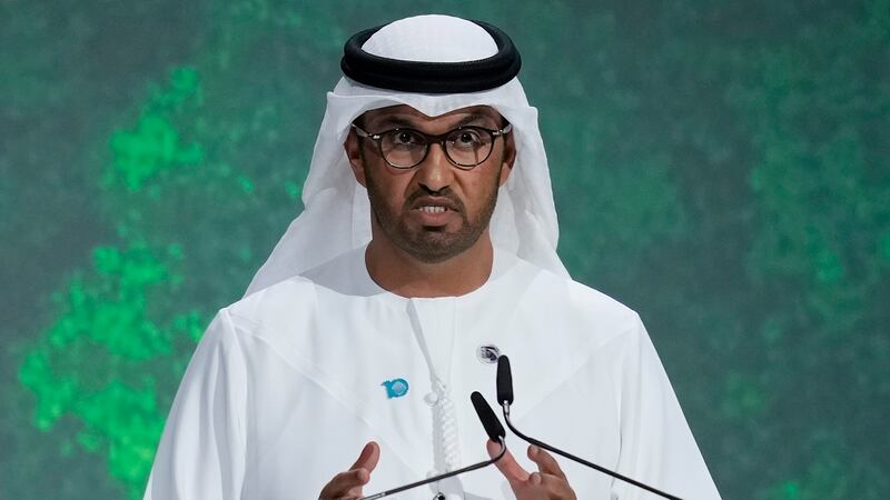 Dr Sultan Al Jaber, Cop28 President-designate, said the Bonn talks are important for 'meaningful, pragmatic and impactful outcomes' in the UAE. AP
