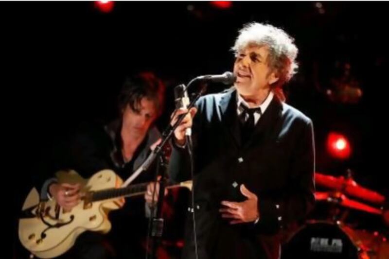 Bob Dylan will join the likes of Frank Sinatra and Pink Floyd if a group that includes Mubadala buys EMI Group's publishing unit. Getty Images for VH1/AFP