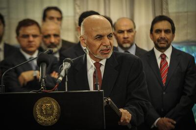 President Ashraf Ghani has urged the international community 'to review the narrative of the willingness of the Taliban and their supporters on embracing a political solution'. EPA