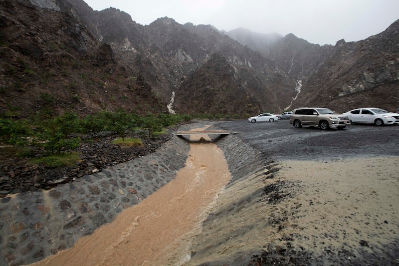 More wet weather is expected this week, particularly in the Northern Emirates. Ruel Pableo for The National

