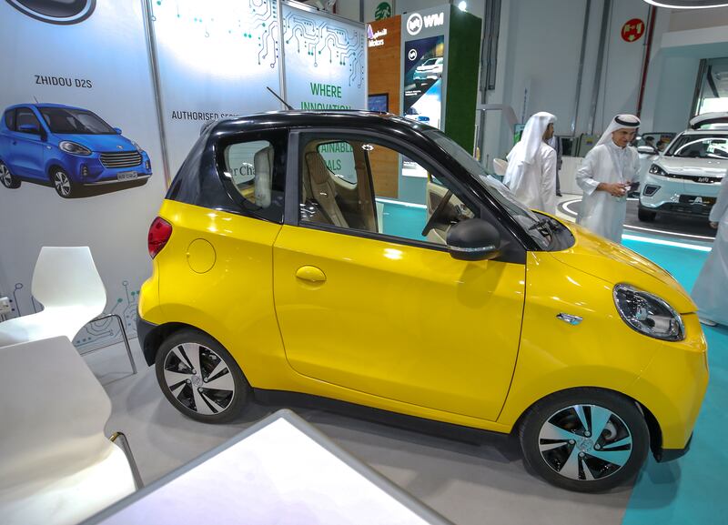 A host of vehicles are on display at the Electric Vehicle Innovation Summit