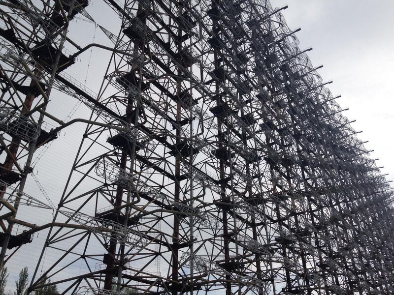 This enormous Duga-1 OTH radar array – AKA the 'Russian woodpecker' for the interference it caused on shortwave radio – dominates the skyline of this remote part of northern Ukraine near Chernobyl.