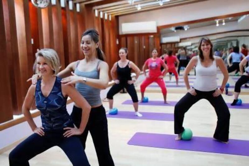 Women "can just be themselves here, and this is reflected in what they put in to their workout," says Sandra Koeder, the co-founder of Motion Fitness in Dubai. Sarah Dea / The National